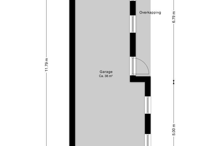 Plattegrond – Anreperstraat 194 A, Assen