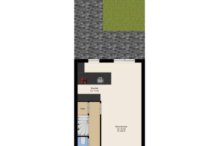 Plattegrond – Antares 8, Hoogeveen