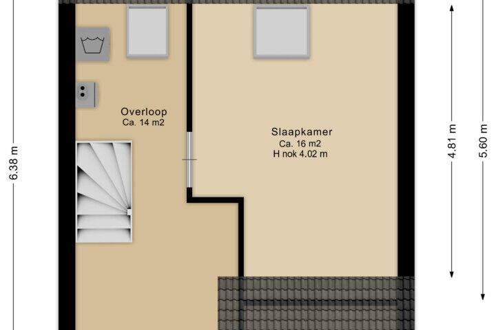 Plattegrond – Antares 8, Hoogeveen