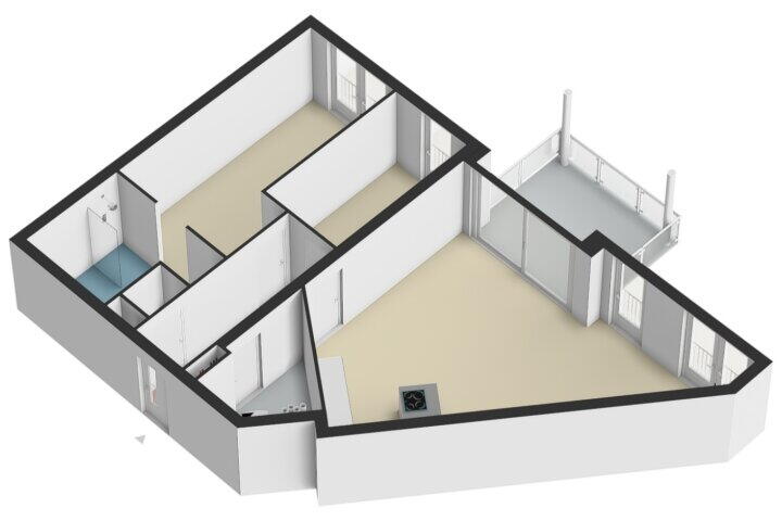Plattegrond – Anthemiahof 14 B, Nuth