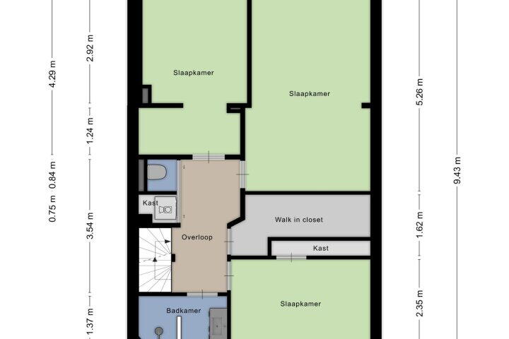 Plattegrond – Antiloopstraat 27, Nijmegen