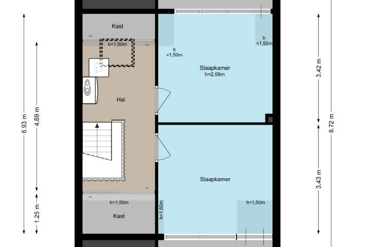 Plattegrond – Antoon Coolenlaan 25, Uithoorn