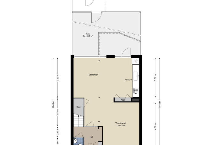 Plattegrond – Antoon Coolenlaan 25, Uithoorn
