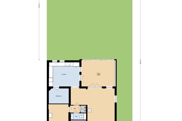 Plattegrond – Antoon Hubbenstraat 29, Kerkrade