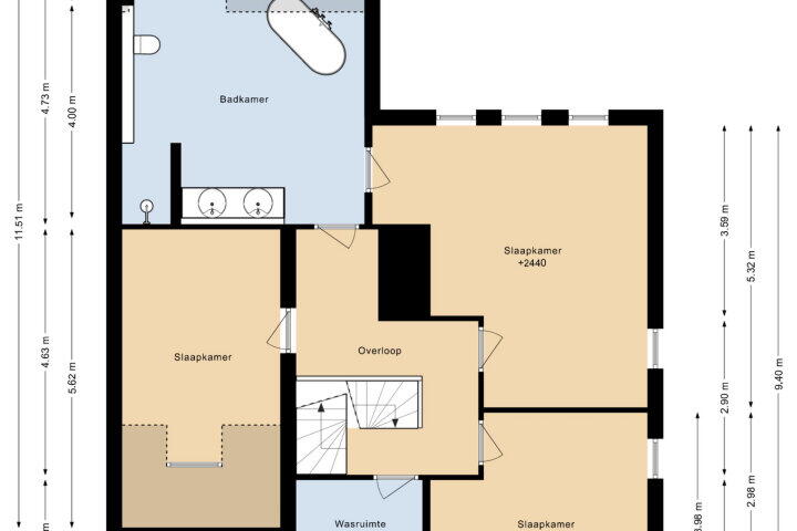Plattegrond – Antoon Hubbenstraat 29, Kerkrade