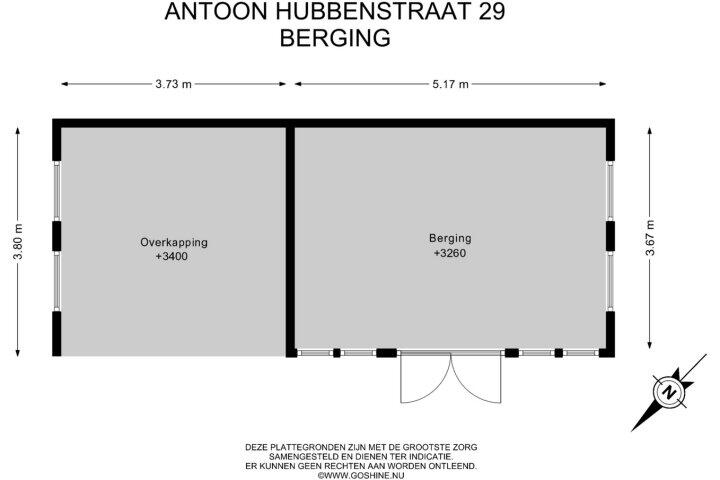Plattegrond – Antoon Hubbenstraat 29, Kerkrade