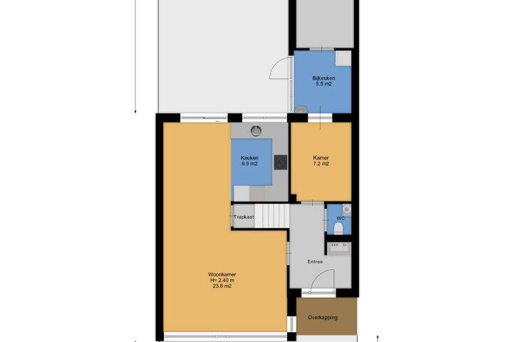 Plattegrond – Antwerpenstraat 46, Hengelo