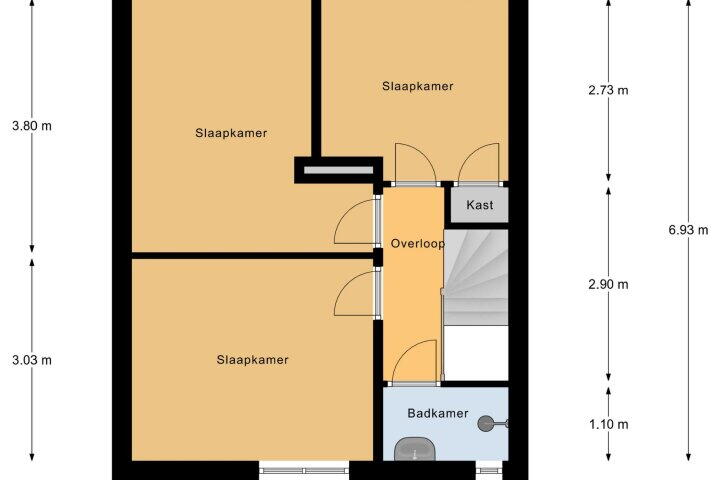 Plattegrond – Apeldoornstraat 27, Heerlen