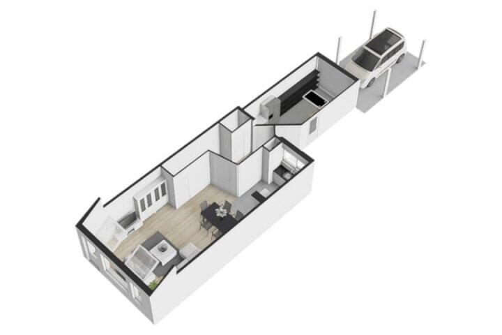 Plattegrond – Appelgaarde 12, Houten