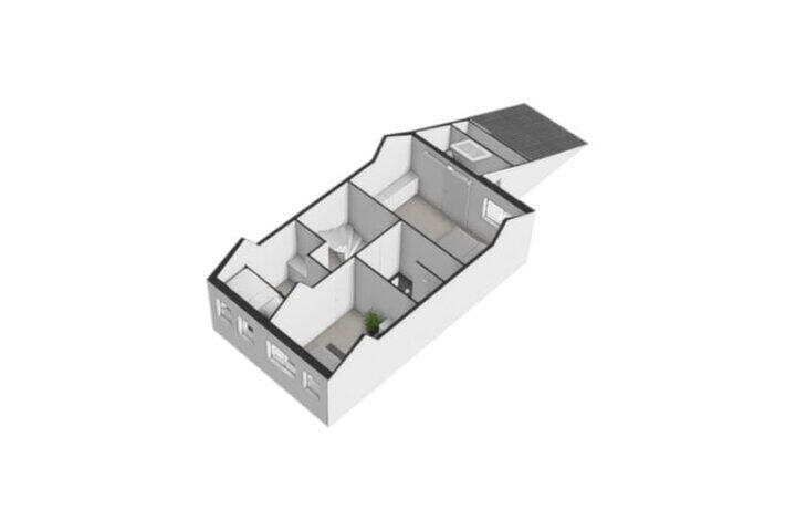 Plattegrond – Appelgaarde 12, Houten