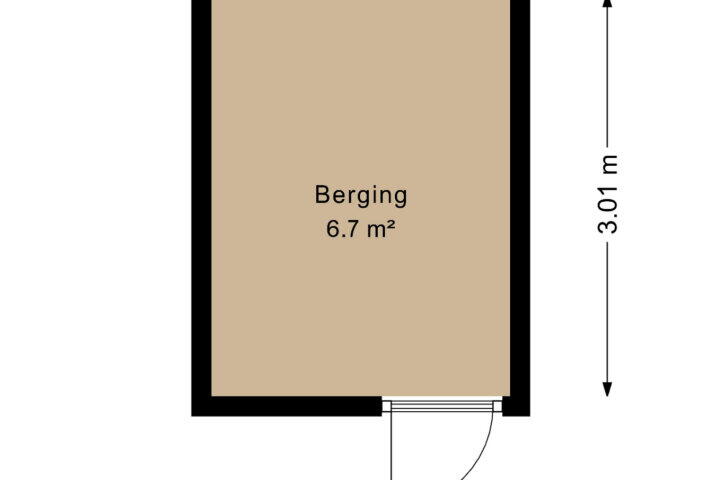 Plattegrond – Appelhofshoeve 7, Steenwijk