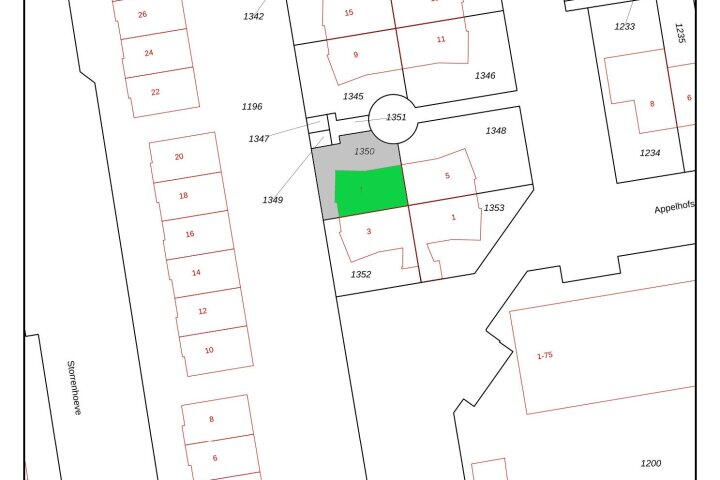 Plattegrond – Appelhofshoeve 7, Steenwijk