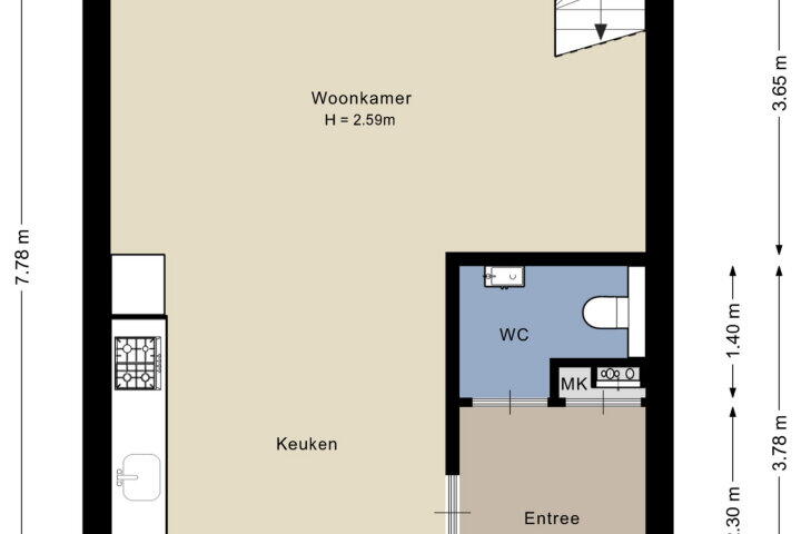 Plan – Appelweg 16 B, Amersfoort