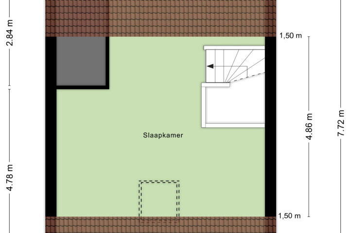 Plattegrond – Appelweg 16 E, Amersfoort