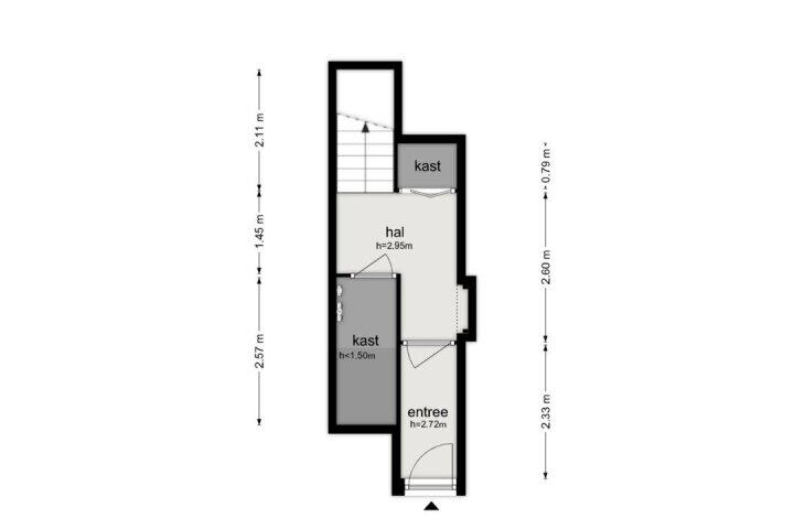 Plattegrond – Archimedesweg 64 1, Amsterdam