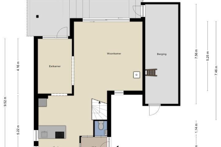 Plattegrond – Archipel 40 6, Lelystad