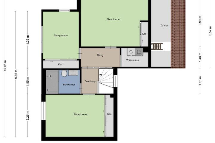 Plattegrond – Archipel 40 6, Lelystad