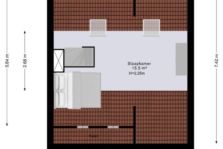 Plattegrond – Arduinlaan 23, Groningen