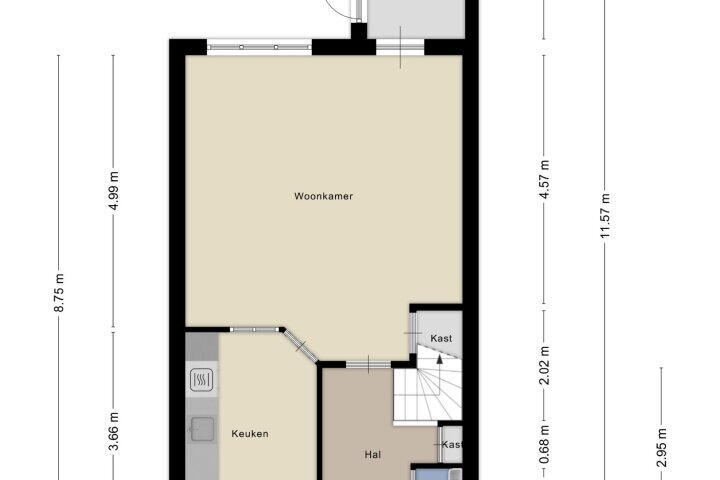 Plattegrond – Are 7, Beuningen (GE)