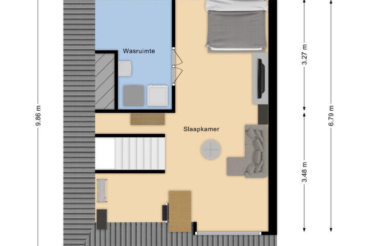 Plattegrond – Arenastraat 13, Den Haag
