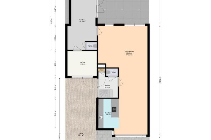 Plattegrond – Arenastraat 91, Den Haag