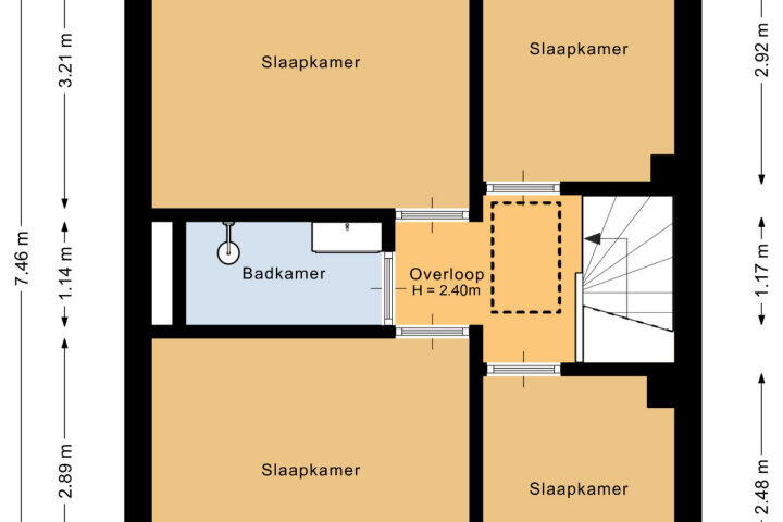 Plattegrond – Arendstraat 42, Wijchen