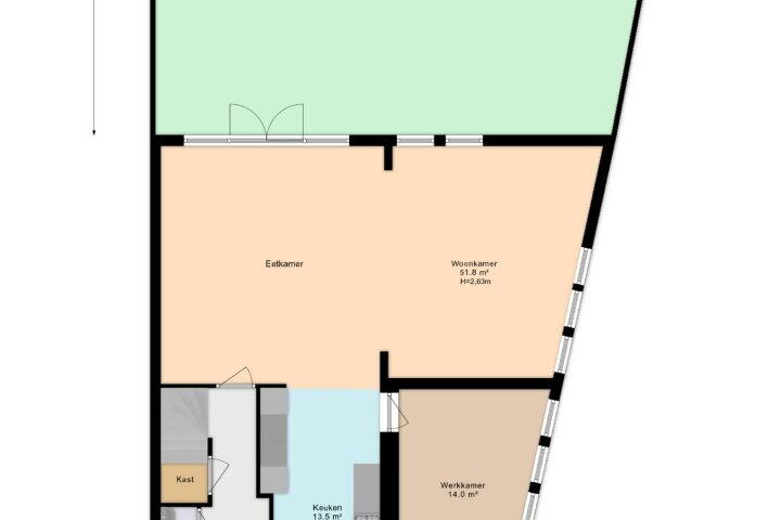 Plattegrond – Aristoteleslaan 71, Den Haag