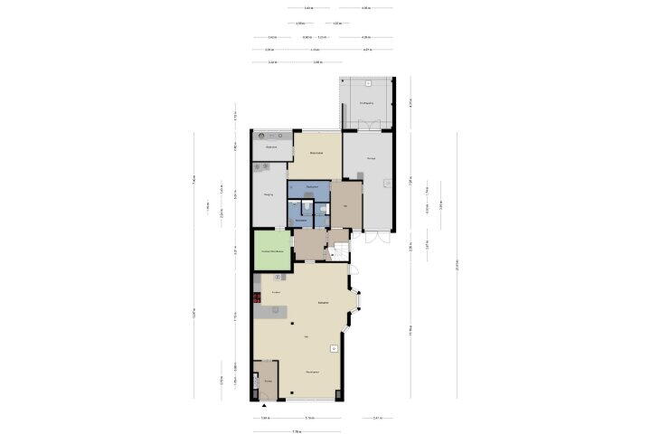 Plattegrond – Asserstraat 18, Gieten