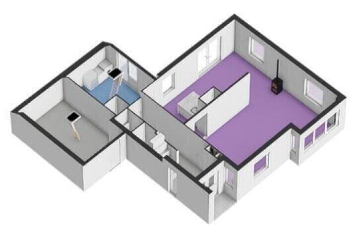 Plattegrond – Asserstraat 21, Norg