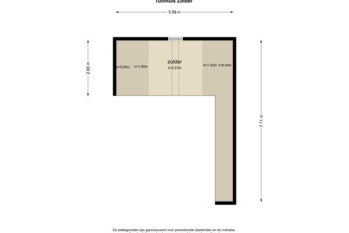Plattegrond – Asserstraat 57, Rolde