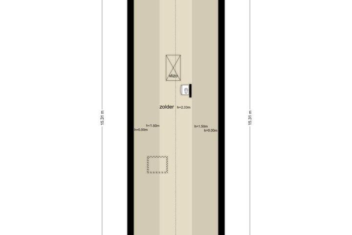 Plattegrond – Asserstraat 57, Rolde