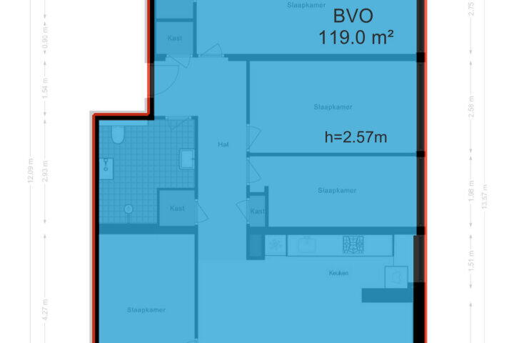 Plattegrond – Assumburg 102, Amsterdam