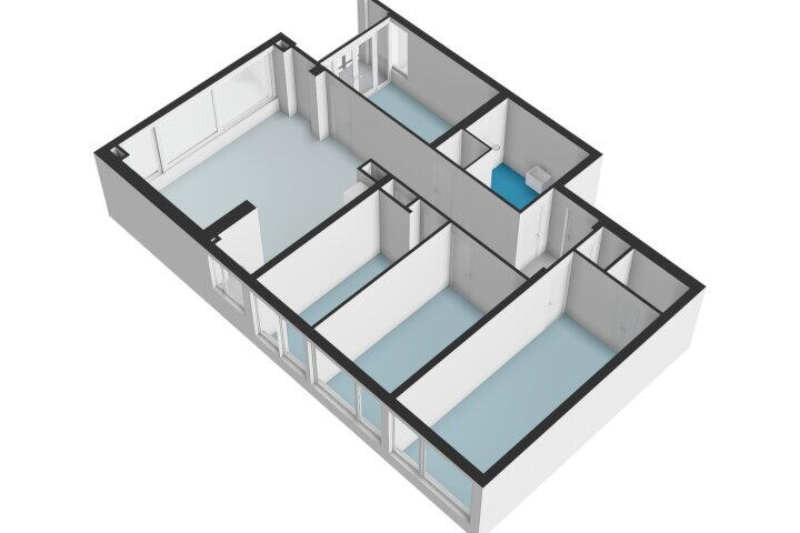 Plattegrond – Assumburg 102, Amsterdam