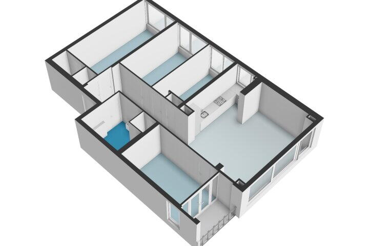 Plattegrond – Assumburg 102, Amsterdam
