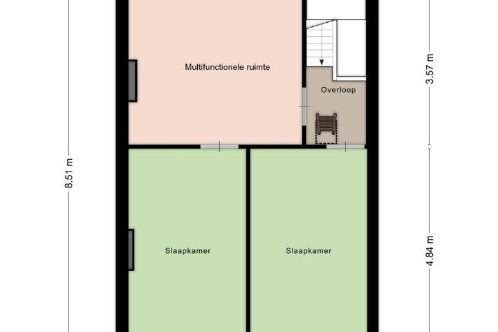 Plattegrond – Athoslaan 35, Maastricht