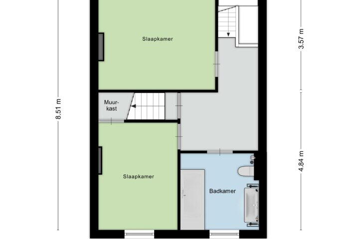 Plattegrond – Athoslaan 35, Maastricht