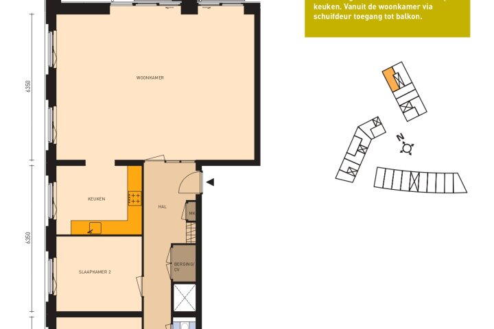 Plattegrond – Atletenbaan 94 B, Maastricht