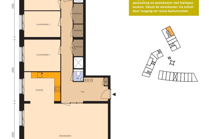 Plattegrond – Atletenbaan 96 F, Maastricht
