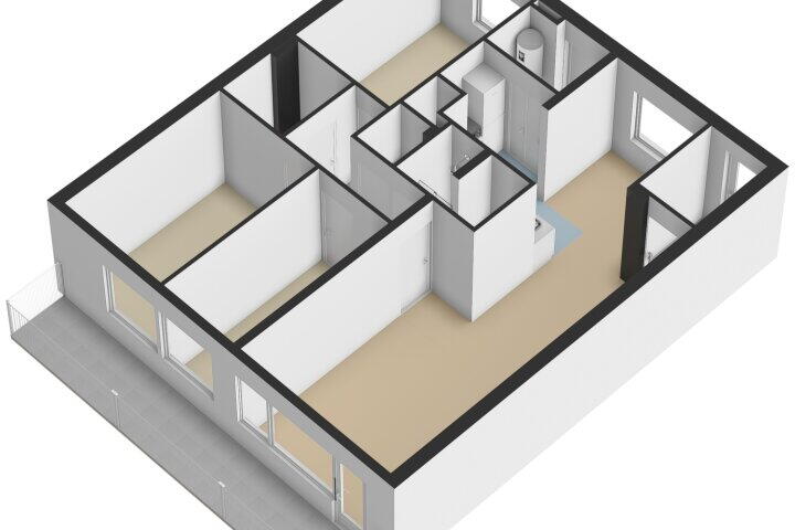 Plattegrond – Aureliushof 149 D, Maastricht
