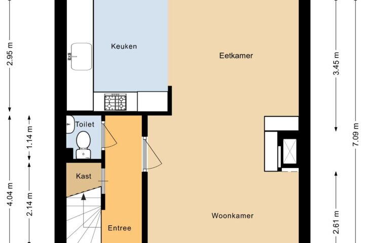 Plattegrond – Azalealaan 6, Heerhugowaard