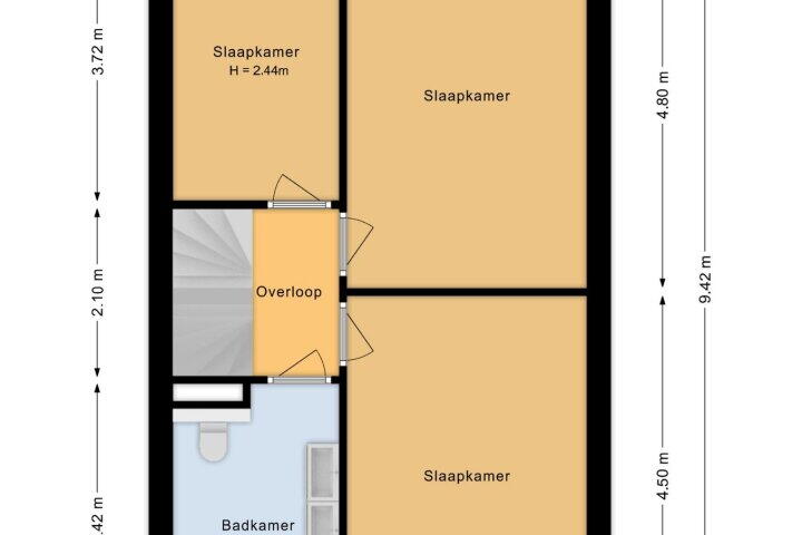 Plattegrond – Azorenweg 87, Almere