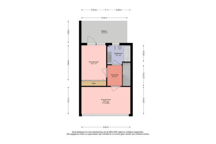 Plattegrond – Baarssingel 4, Den Haag