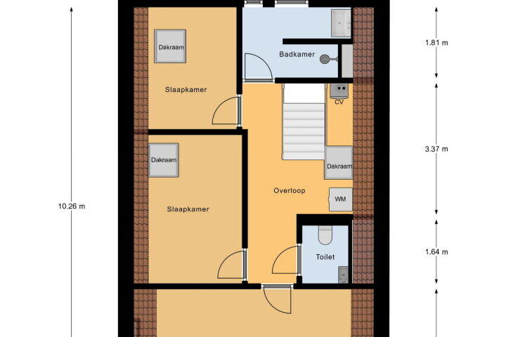 Plattegrond – Badhuisstraat 12, Vlissingen