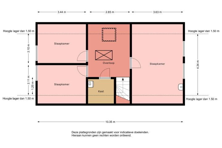 Plattegrond – Badweg 4, Rottum (FR)