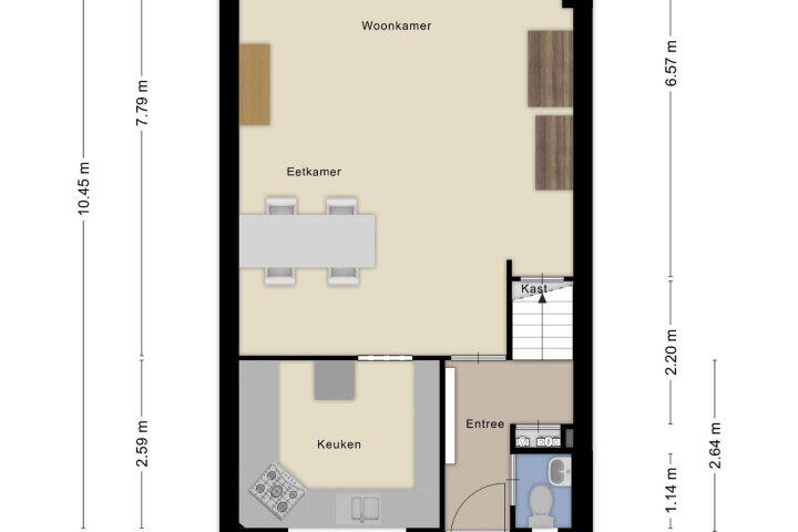 Plattegrond – Bakboord 56, Amstelveen