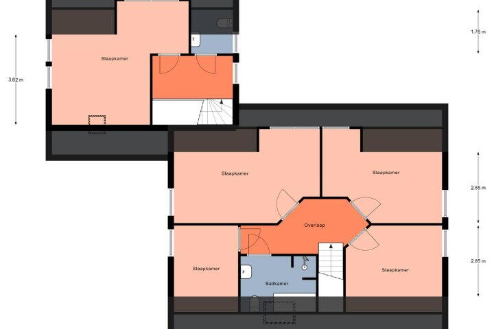 Plattegrond – Bakkerom 11, Boerakker