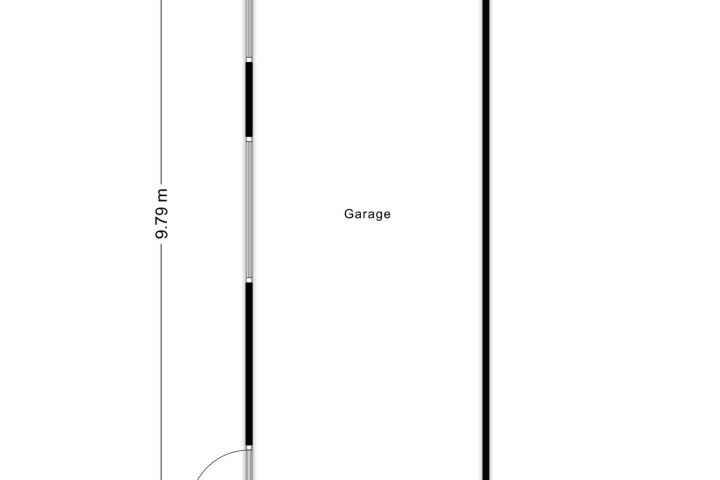 Plattegrond – Bakkerstraat 57, Reusel