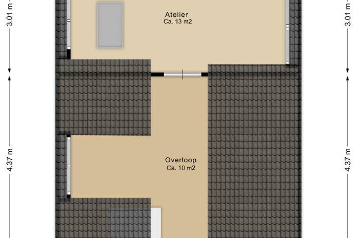 Plattegrond – Bakkerswijk 101, Elim