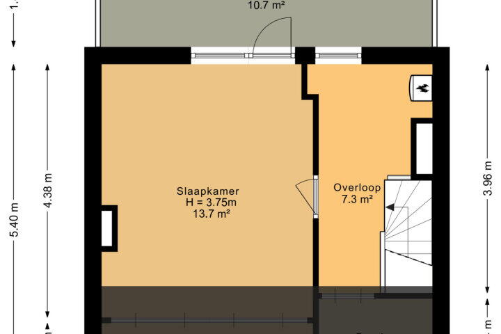 Plattegrond – Baljuwstraat 11, Leiderdorp
