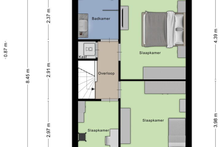 Plattegrond – Balsemienbeemd 31, Maastricht